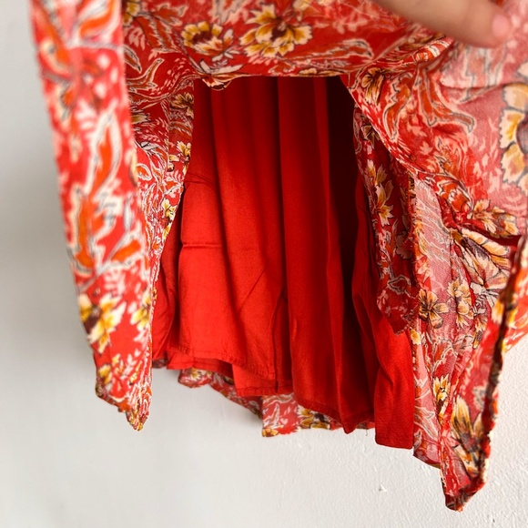 Free People Margot Printed Babydoll Dress | Floral | Size Small | NWT - Picture 12 of 16